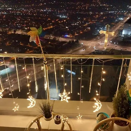 33 Floor, Luxury Apartment, Amazing View Sky City Cevahir-Skopje-3